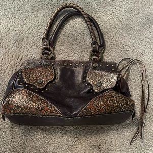 Vintage Leather Claudia Firenze Bag